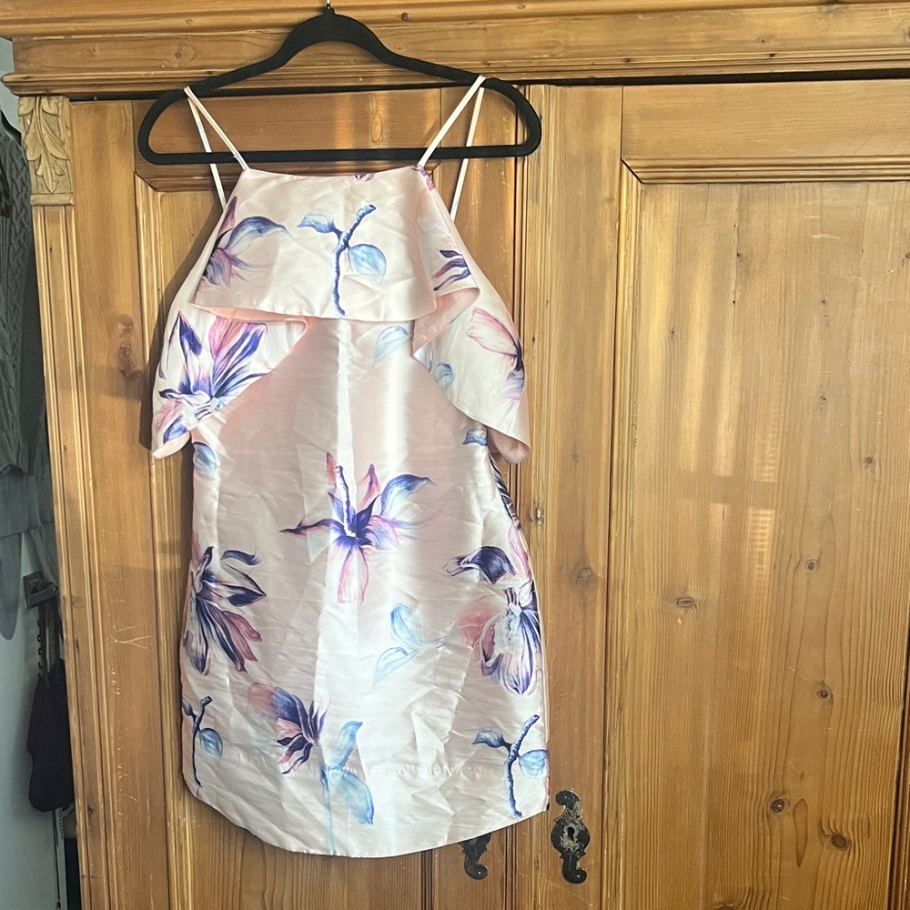 Ark & Co Pink Floral Mini Dress